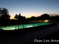 Piscina de noche